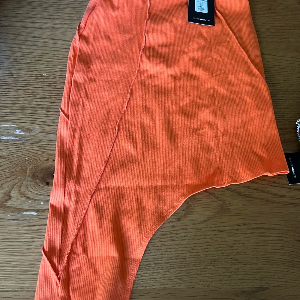 Maxi Slit Skirt - Orange - Fashion Nova